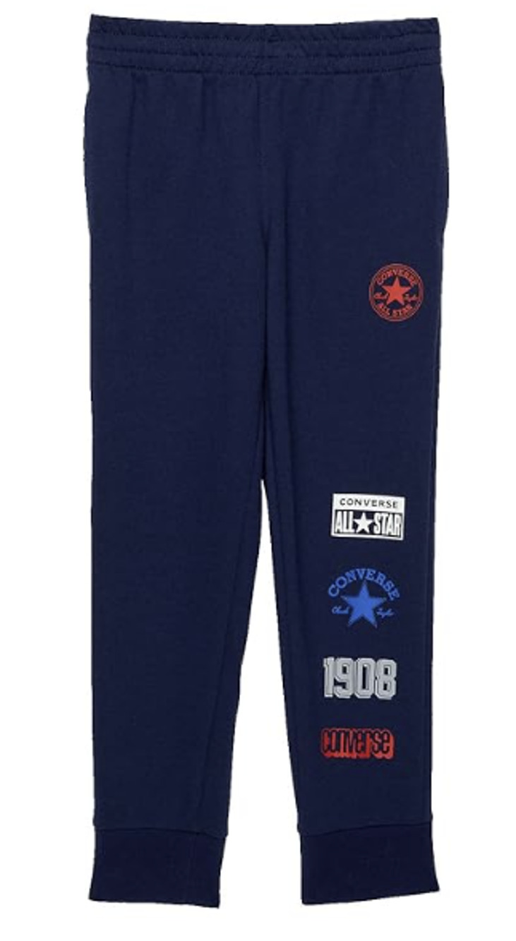 Converse Boy's Medium All Over Print  Midnight Navy Capsule Fit Joggers OS10-20